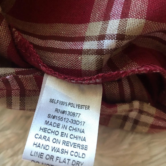 Plaid Lace Up Shirt Dress - Picture 6 of 6